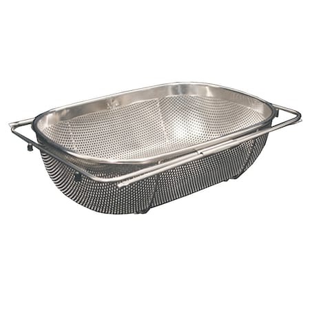 Whitehaus Over The Sink Stainles Steel Extendable Colander/Strainer, SS WHNEXC01